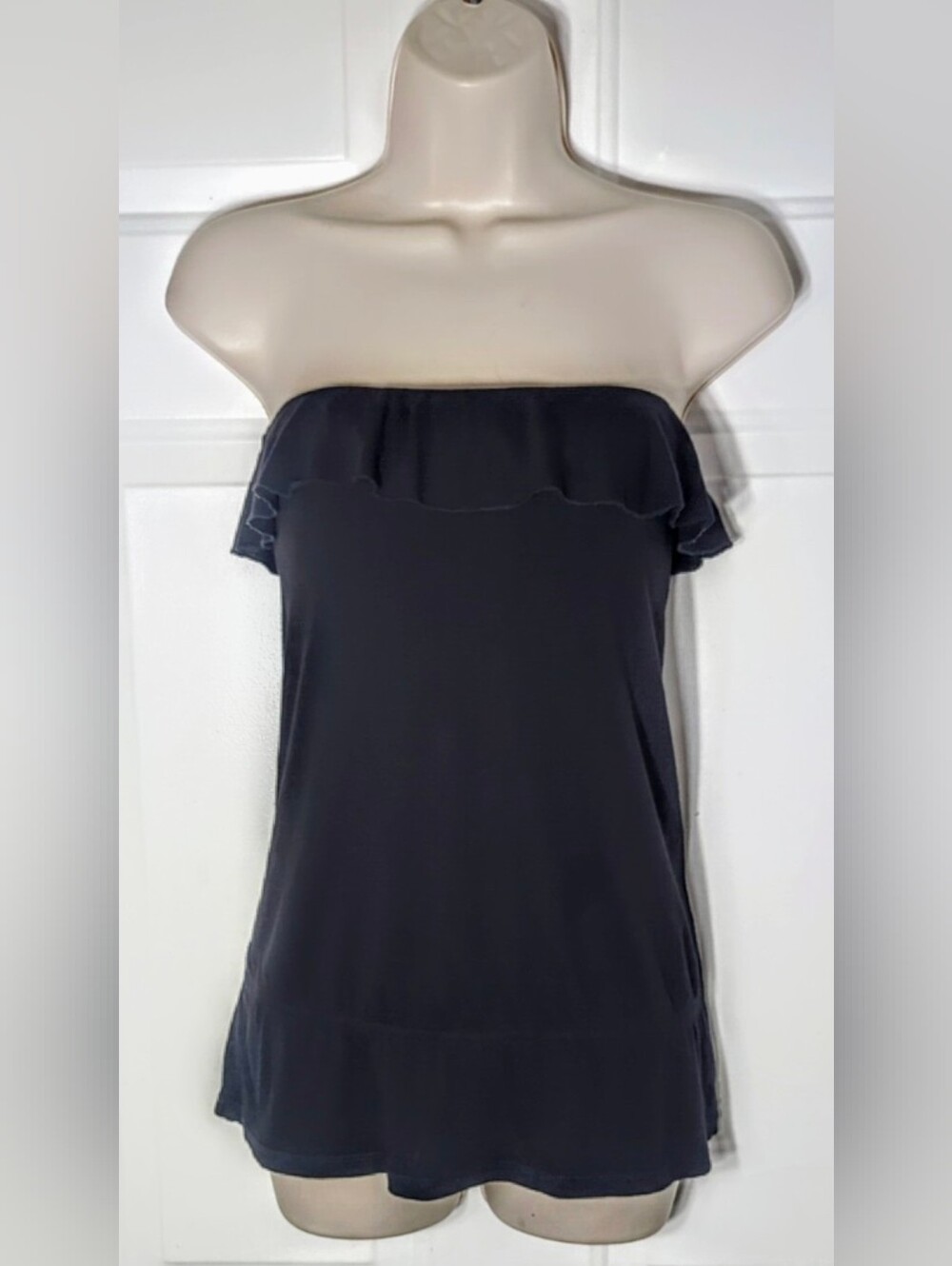 American Eagle Vintage Y2K Ruffle Strapless Tube Top Medium